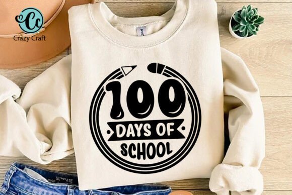 100 Days of School Svg, Pencil Svg: Integrating Retro Designs into Your Creative Workflow