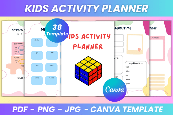 Comprehensive Review of the Kids Activity Planner Canva Kdp Interior