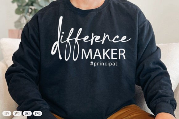 Difference Maker Principal SVG, Back to School: A Strategic Guide for Educators and Designers