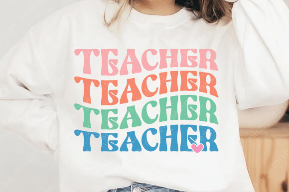 Retro Teacher Svg Png & Teacher Life Svg Designs
