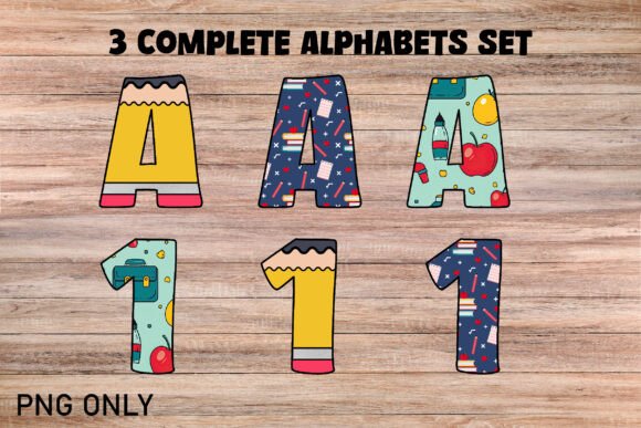School Teacher Doodle Alphabet Bundle Evaluation