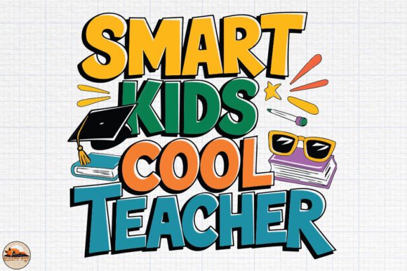 Smart Kids Cool Teacher Funny Design PNG: The Ultimate Digital Asset for Educators and Creators