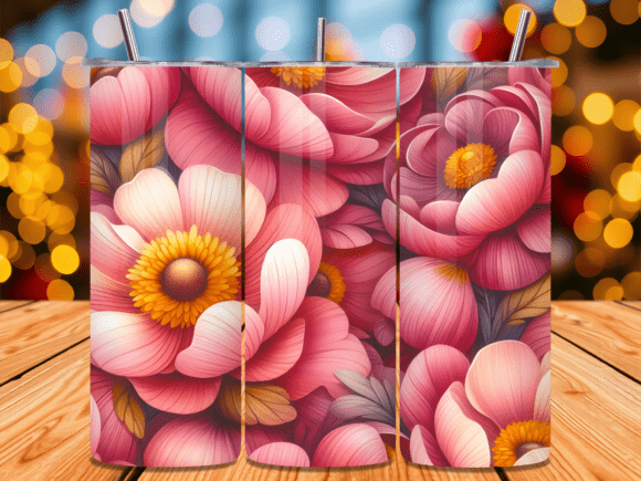 Transform Your Sublimation Projects with the Jumbo Paper Clip Design and Pink Peonies Tumbler Wrap